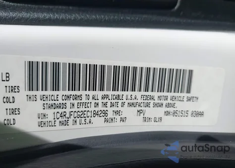 2014 Jeep Grand Cherokee Overland from USA, damaged, VIN 1C4RJFCG2EC184296